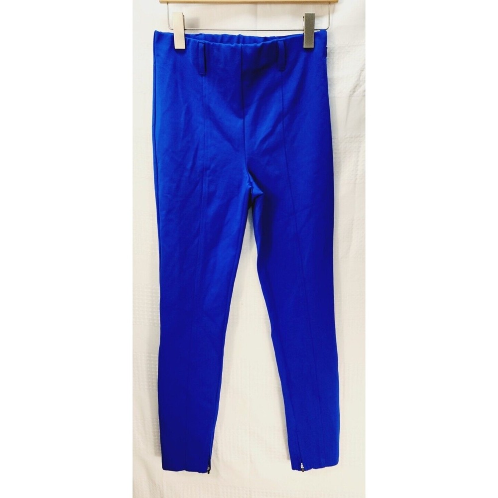 Elizabeth & James Womens Pants Sm Blue Super Skinny Ankle Zip Stretch High Rise